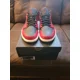 thumbnail image 1 of Ni - ke Air Jordan 1 Low Reverse Bred Red Black White 'Banned' 553558-605 Men Size 12, 1 of 5
