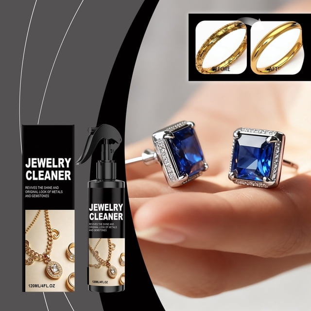 Solución Limpiadora para Joyas de Oro y Plata: Pulido y Abrillantado para Anillos, Collares, Pendientes y Pulseras. Líquido Limpiador No Corrosivo Que Elimina El Deslustre y Restaura El Brillo.
