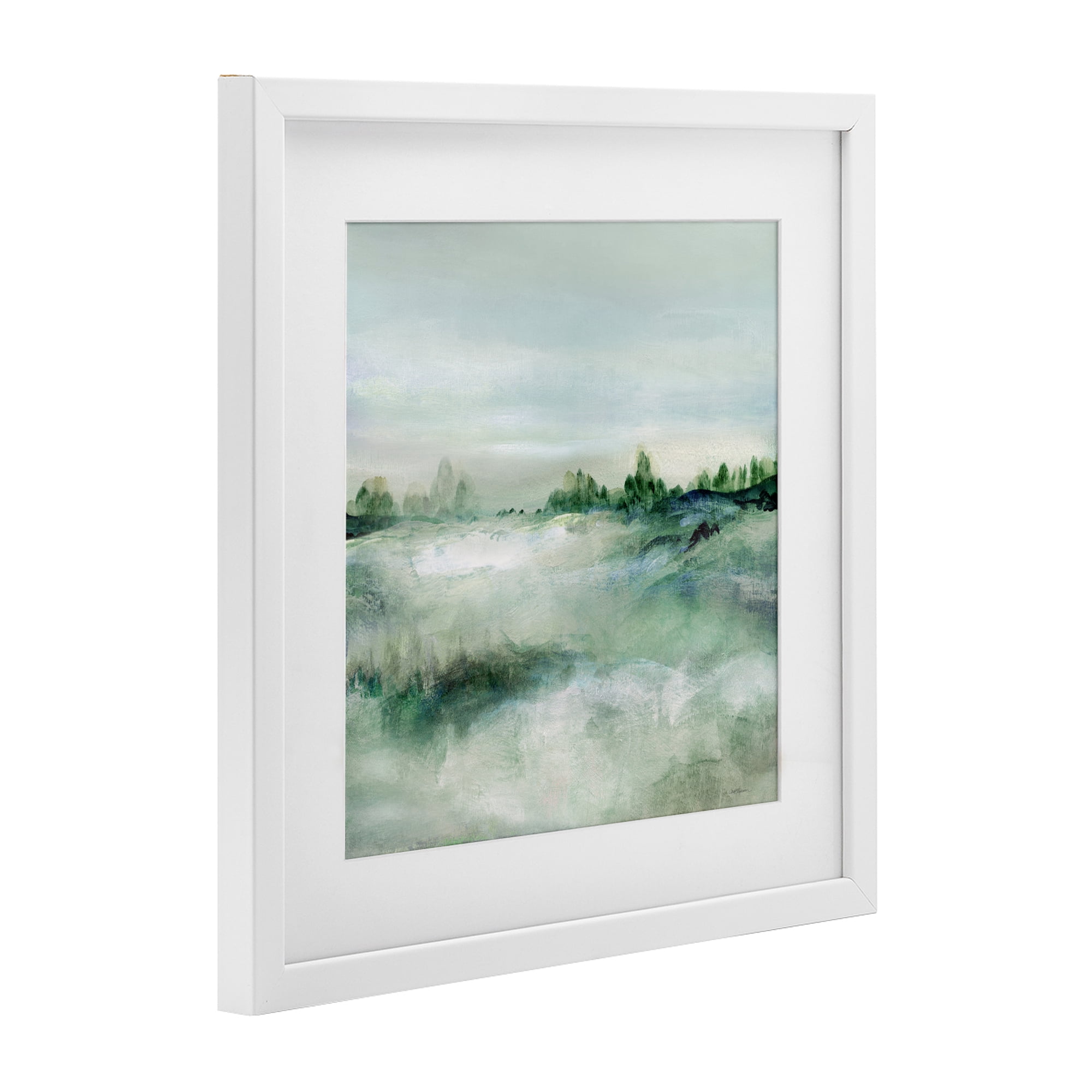 Stupell Industries Far Reaching Meadow White Framed Print Under Glass, design by Carol Robinson
