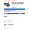 thumbnail image 2 of Thermostat Housing - Compatible with 1994 - 2001 ES300 3.0L V6 1995 1996 1997 1998 1999 2000, 2 of 2