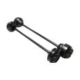 thumbnail image 1 of Miulika CNC Aluminum Alloy Motorcycle Front Rear black, 1 of 9