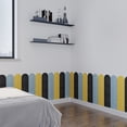 thumbnail image 4 of Panel de pared anticolisión autoadhesivo para cabecera de cama infantil, protector de pared para sala de juegos y guardería., 4 of 8