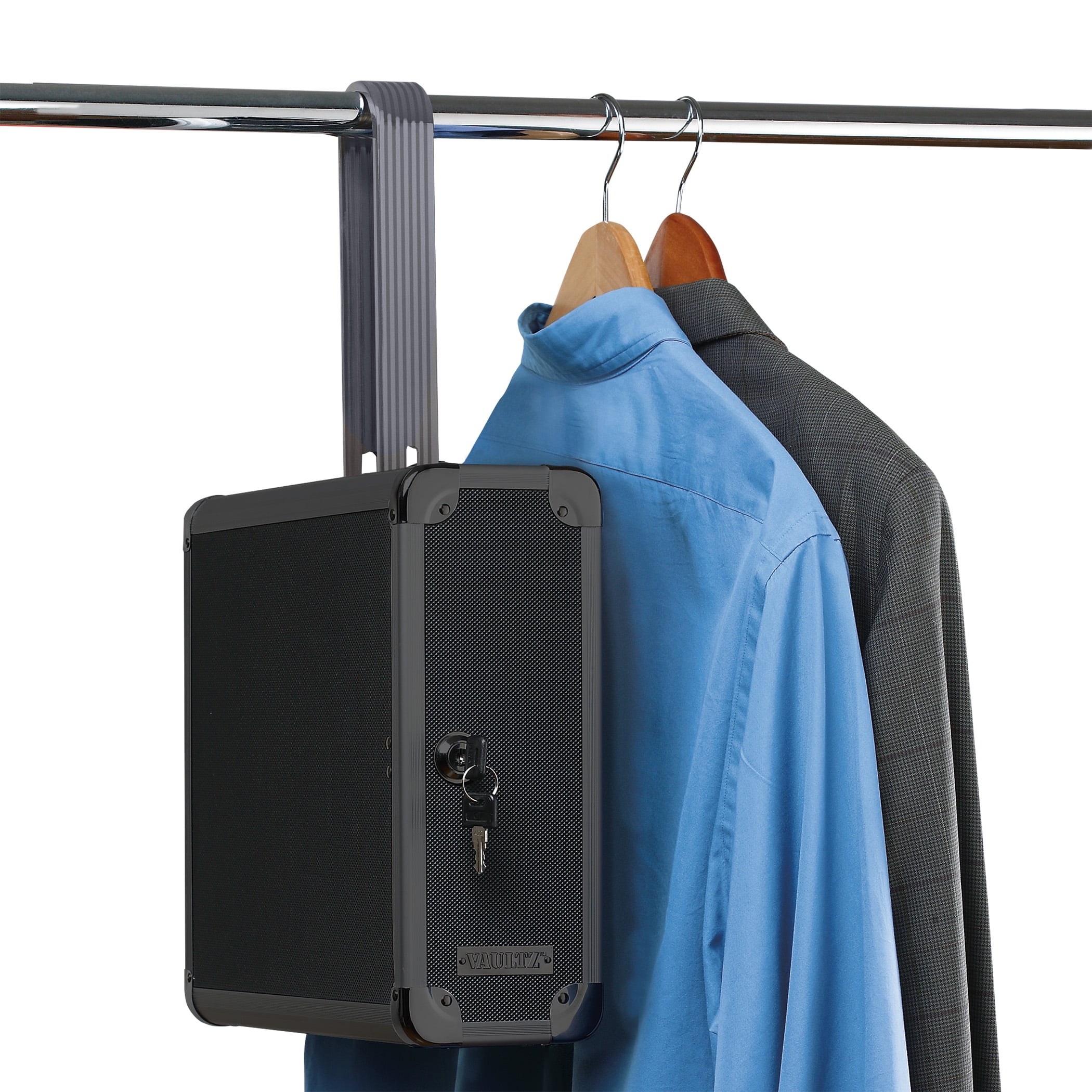 Vaultz Locking Closet Safe with Key Lock - Black - Walmart.com