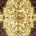 thumbnail image 5 of SAFAVIEH Classic Flanagan Floral Bordered Wool Area Rug, Black, 9'6" x 13'6", 5 of 7