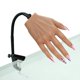 thumbnail image 1 of Nail Practice Hand Silicone Fake Hand with Stand Bracket for Acrylic Nails Bendable Mannequin Hands for Nail Techs Practice Nail Art (Colorful Right hand 3#), 1 of 5