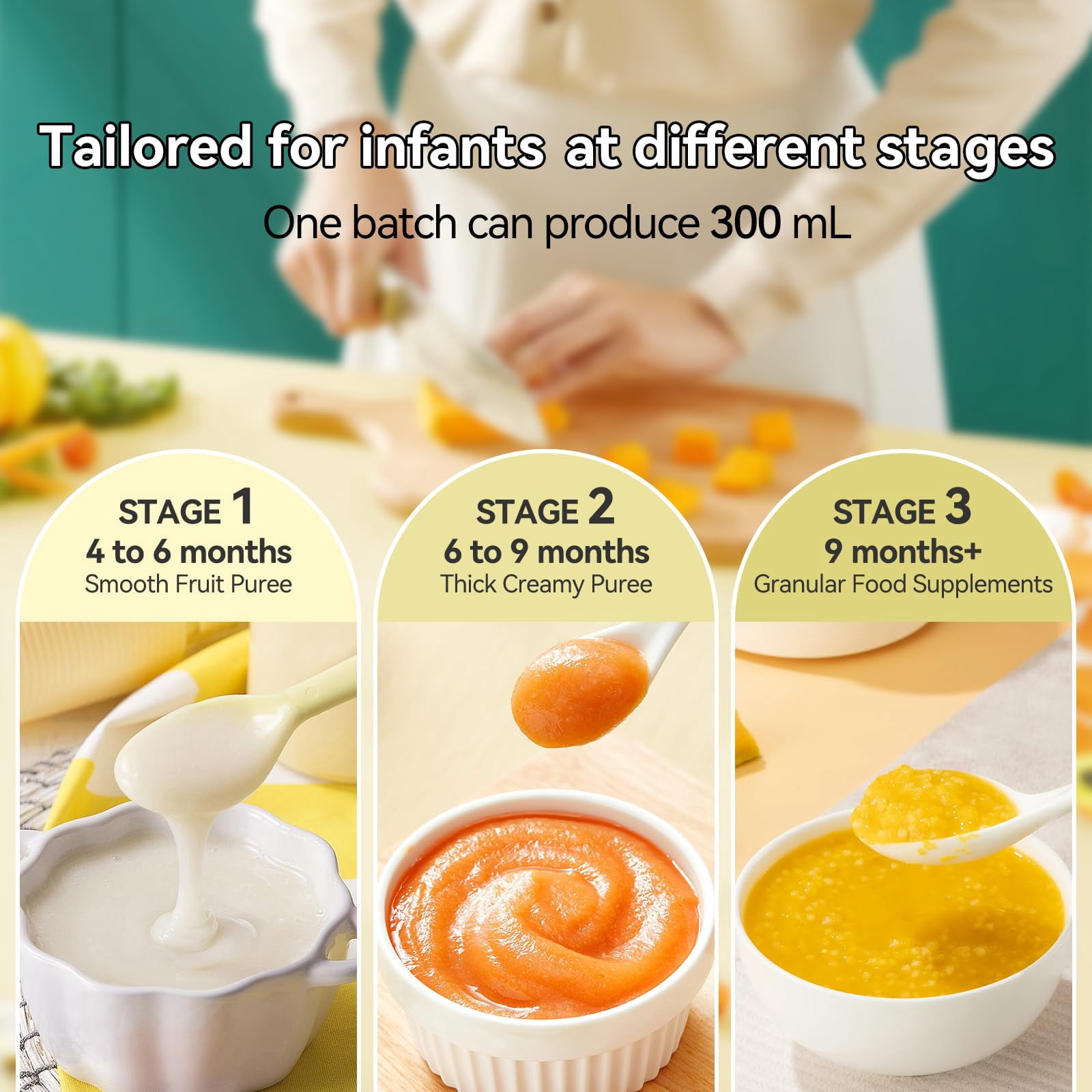 IAGREEA 9 in 1 Baby Food Maker, Auto Glass Baby Food Processor Steamer Puree Blender, One Step Cook Grinding, 3 Stage, Touch Screen Control, Multifunctional Blender with 24h Timer, Dishwasher Safety