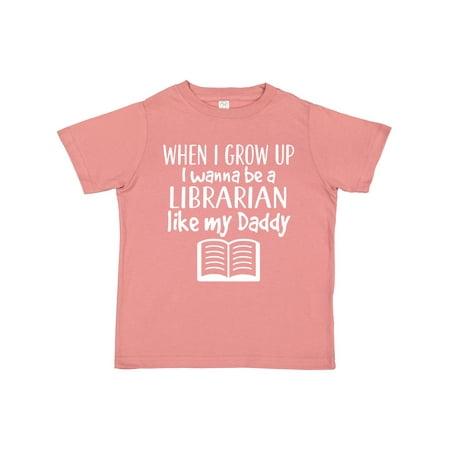 

Inktastic Future Librarian Like Daddy Gift Toddler Boy or Toddler Girl T-Shirt