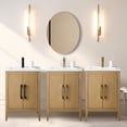 thumbnail image 4 of Vanity Art 24” Single Sink Bathroom Vanity Cabinet with Ceramic Countertop, 4 of 10