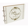 thumbnail image 7 of Darling Souvenir Personalized Engraved Laser Cut Wedding Guest Book Wooden Cover Sign-in Book Registry Guestbook Scrapbook-VT, 7 of 7