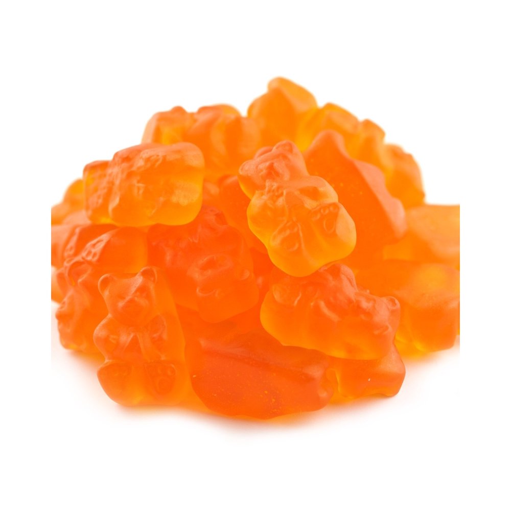 SweetGourmet Passion Peach Gummi Bears Peach Flavor Bulk Orange Gummy