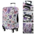 thumbnail image 5 of Purple Gothic Cat Crystal Pattern Luggage Cover Fashion Suitcase Cover Baggage Covers Fit 25-28 Inch Luggage (Go Travel), 5 of 5