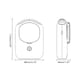thumbnail image 3 of De Cuello Silencioso Con Carga Usb Con Espejo De Maquillaje Ventilador De Cuello Colgante 3 Velocidad De Viento Ajustable Mini Ventilador De Mano Para Caminar Pesca Fitness Speravity HA047703-02, 3 of 6