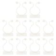 thumbnail image 1 of Unique Bargains 100pack Plant Climbing Wall Fixture Clips, Self-Adhesive Hooks (White, 16.2mm), 1 of 6