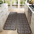 thumbnail image 4 of Kitchen Rugs Sets Of 2,Colorful Skull Pattern Anti Fatigue Kitchen Mat Rugs Non Slip Washable,Decorative Kitchen Floor Mats for Kitchen,Sink,Laundry,17"x47"+17"x47", 4 of 5