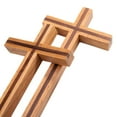 thumbnail image 4 of AMLESO Religious Cross Jesus Collectible Relics Wood Christianity Wall Hanging Crucifix, 4 of 8