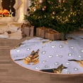 thumbnail image 5 of Bingfone Christmas Tree Skirt Mat Christmas Decoration Interior 30" -German Shepherd Dog, 5 of 6