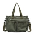 thumbnail image 3 of Bolso bandolera de pana Yuyangstore para mujer bolso de hombro casual Satchel oficina vacaciones, 3 of 8