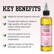 The Mane Attraction Rosemary Castor Black Seed Hair Oil, 4 Fl Oz, Value Pack