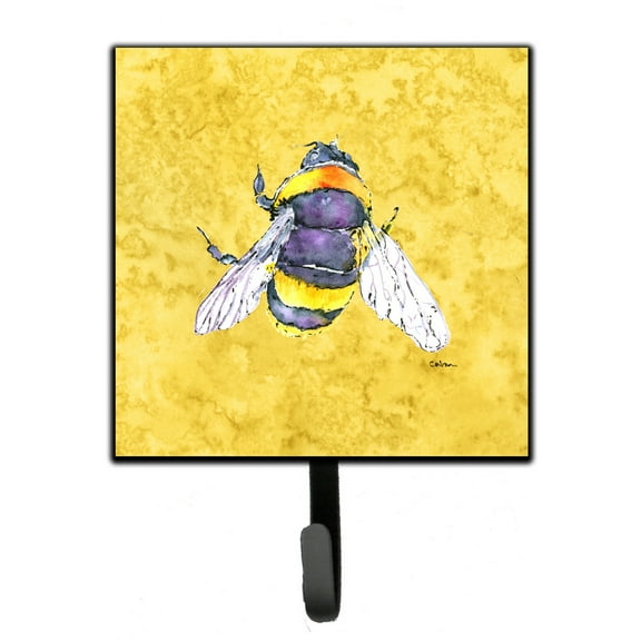 Carolines Treasures 8852SH4 Bee on Yellow Leash or Key Holder 7Hx4.25W multicolor