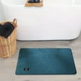 thumbnail image 4 of Honeeladyy Bath Mats for Bathroom Non Slip, Super Absorbent Microfiber Bath Mat Washable, Super Soft Rubber Backing Bathroom Rugs, Cute Bath Mat for Shower Sink, Blue, 24" x 36", 4 of 6