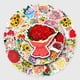 thumbnail image 2 of Pegatinas de vinilo impermeables para ramos de flores, 50 unidades/lote, 2 of 5