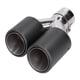 thumbnail image 5 of Tubos de escape, tubo de escape de fibra de carbono mate para automóvil Tubo de escape doble para automóvil Tubo de escape de fibra de carbono para automóvil Artesanía excepcional, 5 of 9