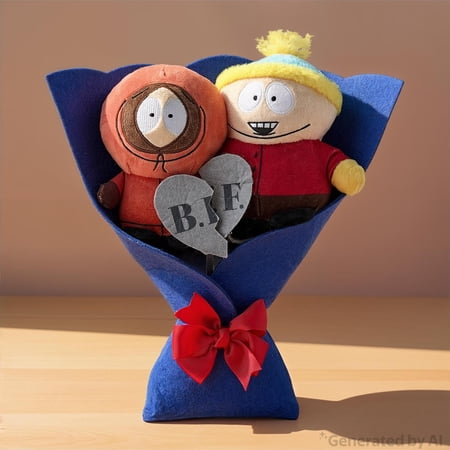 Medium South Park Plush Bouquet, 13, Valentine's Day by Ruz