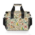 thumbnail image 7 of FORMRS Insulated Cooler Bag 24 Cans Capacity Soft Leakproof Lunch Box with Side Pockets, Beige Cartoon Animals, 7 of 7