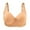 Khaki, variant on Fesfesfes Bras for Women Wireless Ladies Solid Color Comfortable Everyday Adjustable Bra Underwear Bras Sports Bra
