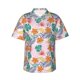 thumbnail image 1 of Fotbe Tropical Plants Camisa Hawaiana para Hombre Unisex – Camisa Casual de Verano con Botones de Manga Corta de Algodón y Lino,XX-Large, 1 of 7