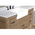 thumbnail image 3 of Ari Kitchen & Bath Marina 48" Wooden Farmhouse Bathroom Vanity in Weathered Fir, 3 of 9