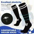 thumbnail image 2 of Amaopus Soccer Shin Guards and Socks for Kids Youth & Toddlers with Ankle Protection, 2-in-1 Football Leg Guard Set - Lightweight, Breathable, Adjustable Shin Pads for Boys Girls Ages 3-7 (Black - S), 2 of 7