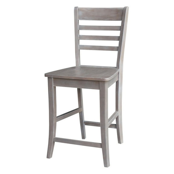International Concepts Ladderback Counterheight Stool, 24" Seat Height