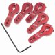 thumbnail image 1 of 6Pcs 25T Aluminum Servo Horn threads Steering Arm High Torque Servos Motors Parts RC Car P, 1 of 5