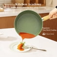 thumbnail image 2 of Juego de utensilios de cocina de inducción de 17 piezas, juego de ollas y sartenes de granito verde, juego de sartenes antiadherentes, 2 of 8