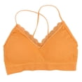 thumbnail image 4 of Camiseta sin mangas para mujer Baoblaze bralette acolchado de Nylon y Spandex naranja, 4 of 8