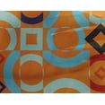 thumbnail image 5 of oneOone Georgette Viscose Orange Fabric Geometric Quilting Supplies Print Sewing Fabric By The Yard 42 Inch Wide-4Q, 5 of 6