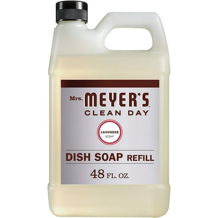 Dish Soap, Lavender Scent, Non Toxic, Ultra-Concentrated, Without Dyes, Parabens, Phosphates, Phthalates, Pack of 4, 48 FL OZ Per Pack