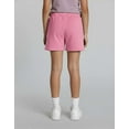 thumbnail image 6 of Real Essentials 3 Pack: Girls French Terry Lounge Shorts – Ultra Soft Pull-On Gym, Camp, Sports & Everyday Shorts, 6 of 6