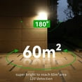 thumbnail image 5 of Luz solar LED para exteriores de 4500 mAh, carcasa de aleación de aluminio, resistencia al agua IP65, ideal para jardín y patio [Clase energética A++], 5 of 5