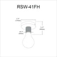 thumbnail image 2 of Roswell Flushmount, 2 of 2