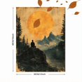 thumbnail image 3 of Qisvanset Framed Canvas Wall Art 12x16 Inch Lord's Prayer Vintage Landscape Religious Wall Art, 3 of 5