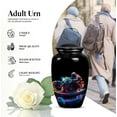 thumbnail image 4 of Neon Streak Biker Large Urns For Human Ashes Adult Male - Urns For Ashes Adult Female Mom - Cremation Urns For Women - Urns For Human Ashes Large Adult - Urns For Adults Men (Size - 10inch), 4 of 5