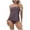 a-39Purple16, variant on VNKIDY Women Adjustable Spaghetti Strap Square Neck Layered Tankini Top High Cut Brief Bottom Stretch Loose Fit Two Piece Tankini Swimwear Trendy Swimwear S