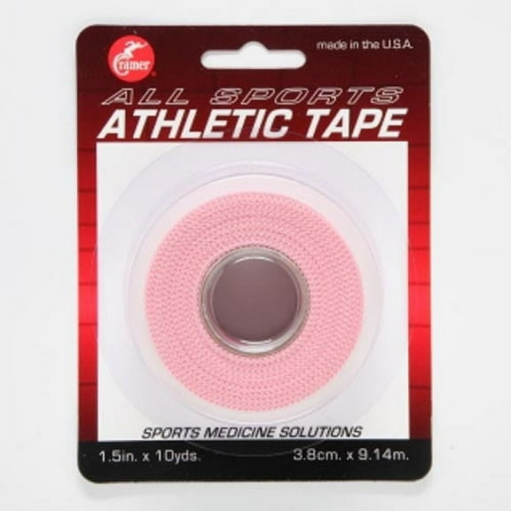 Cramer Team Color Athletic Tape, 1.5" X 10 Yard Roll, Pink