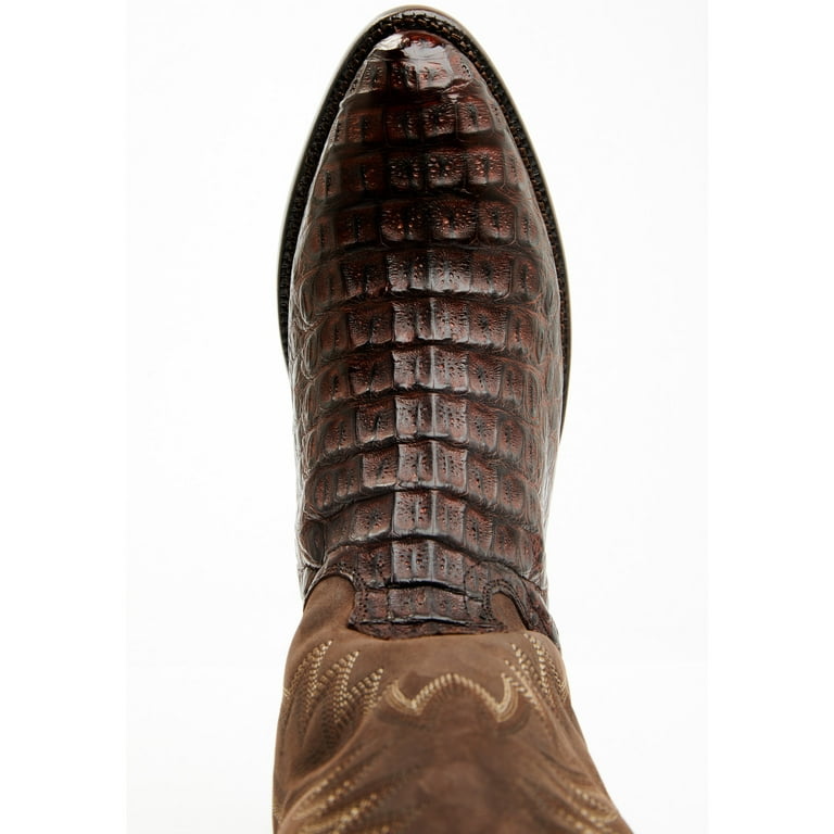 El dorado men's caiman square cheap toe western boots