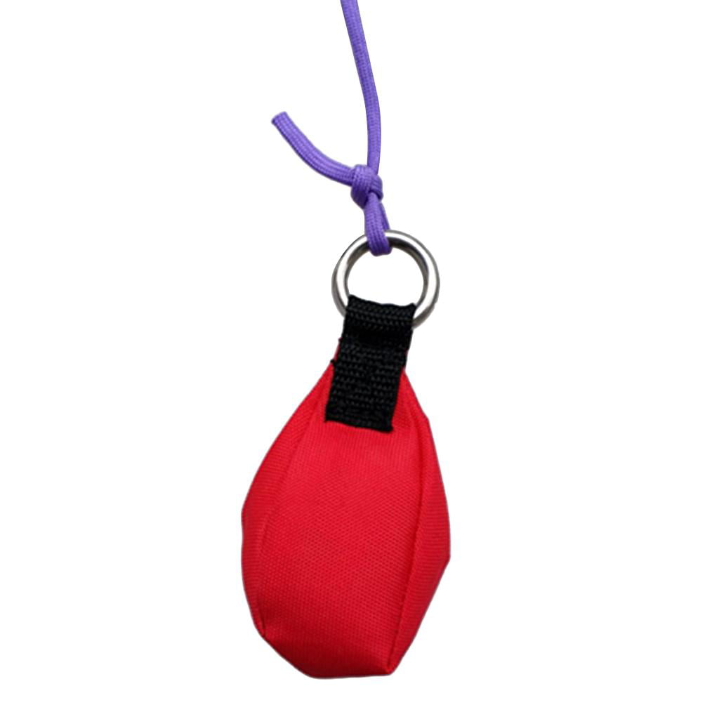 Arborist Tree Climbing Equipment Throw Weight Red Bag with Tail Loop 12.3oz 