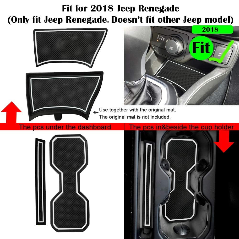 Jeep Renegade Phone Holder - Custom Fit Mount For 2015-2024 Models, 360° Rotation