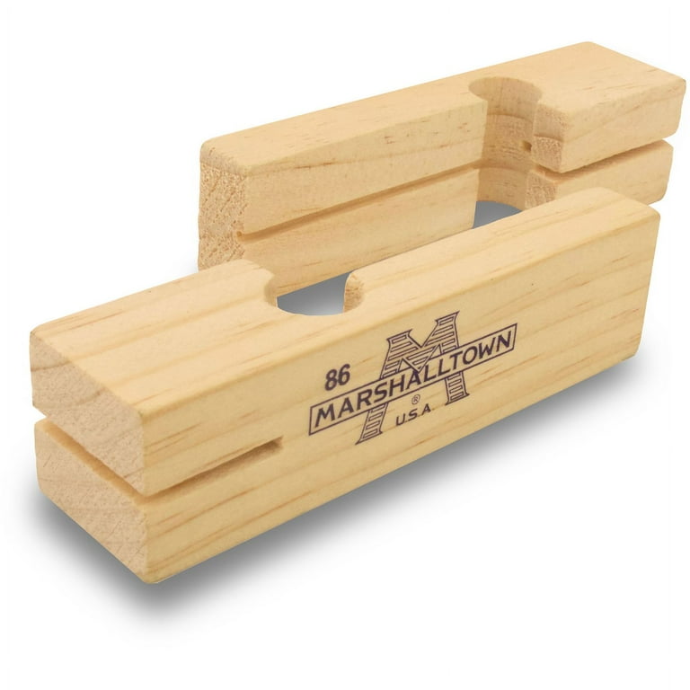 Marshalltown 3.75 in. L Wood Wood Line Blocks Marshalltown 3.75 in. L Wood Wood Line Blocks