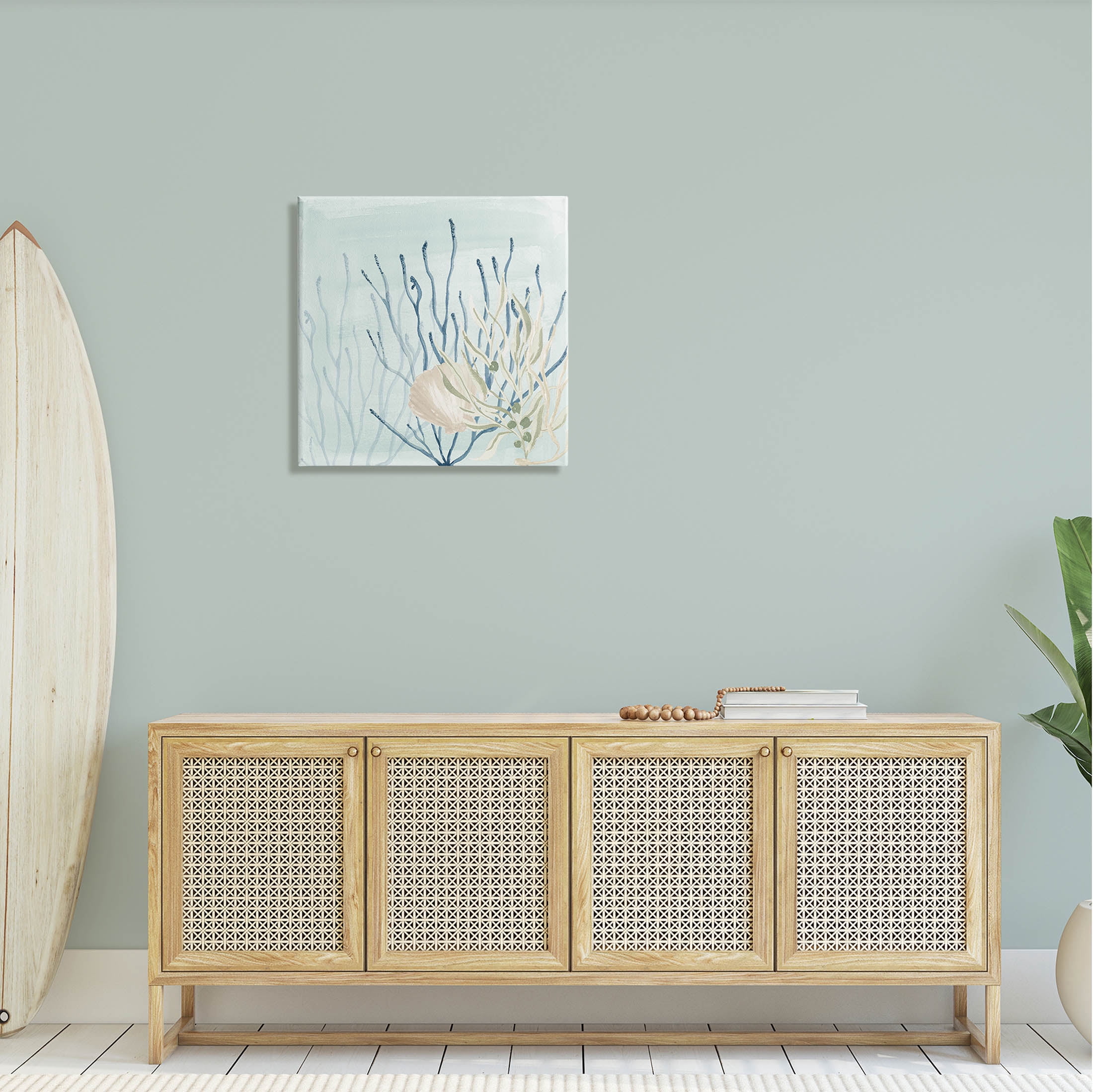 Underwater Coral Shells View Animals & Insects Graphic Art Gallery Wrapped Canvas Print Wall Art